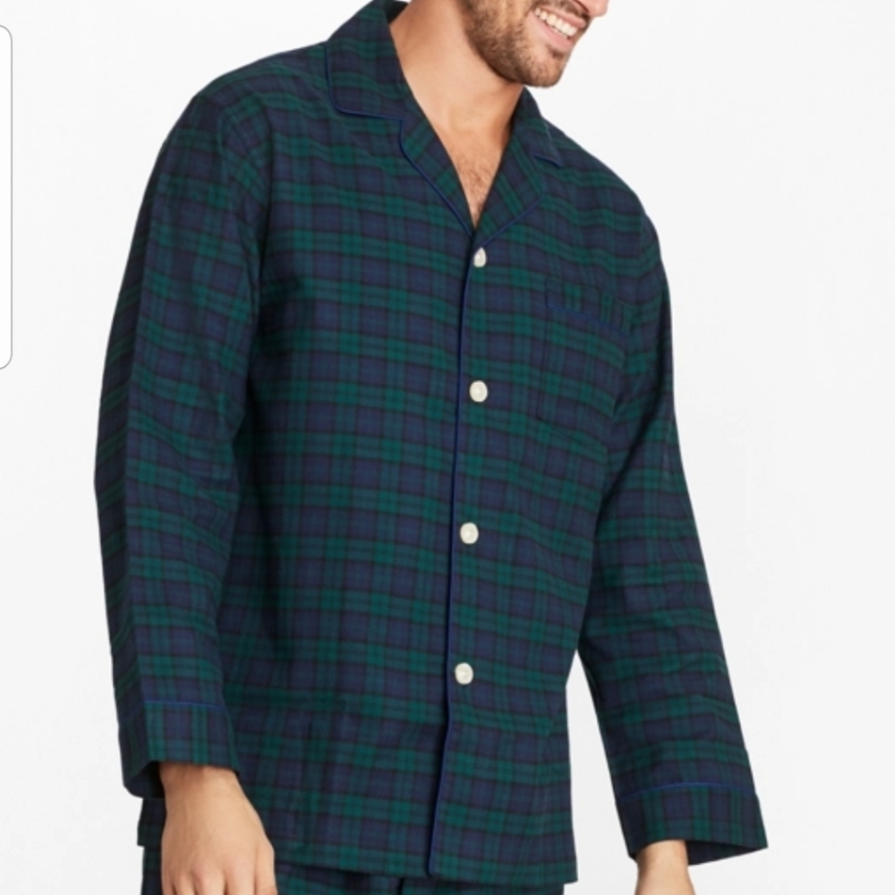 TWO sets of Brooks Brothers flannel pajamas